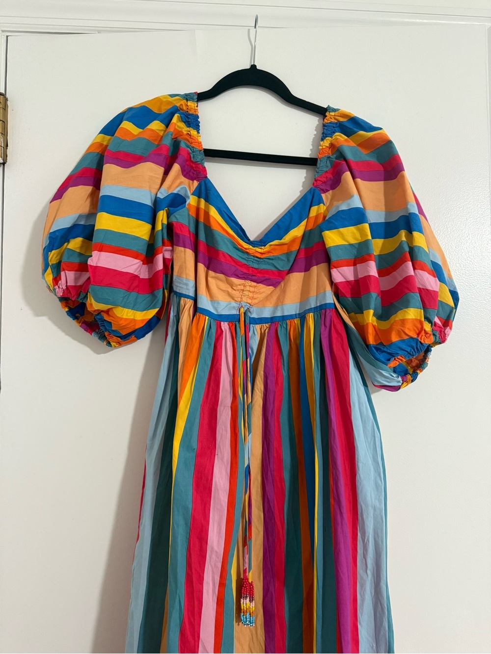 Farm Rio Colorful Puff-Sleeve Maxi Dress - Picture 5 of 5